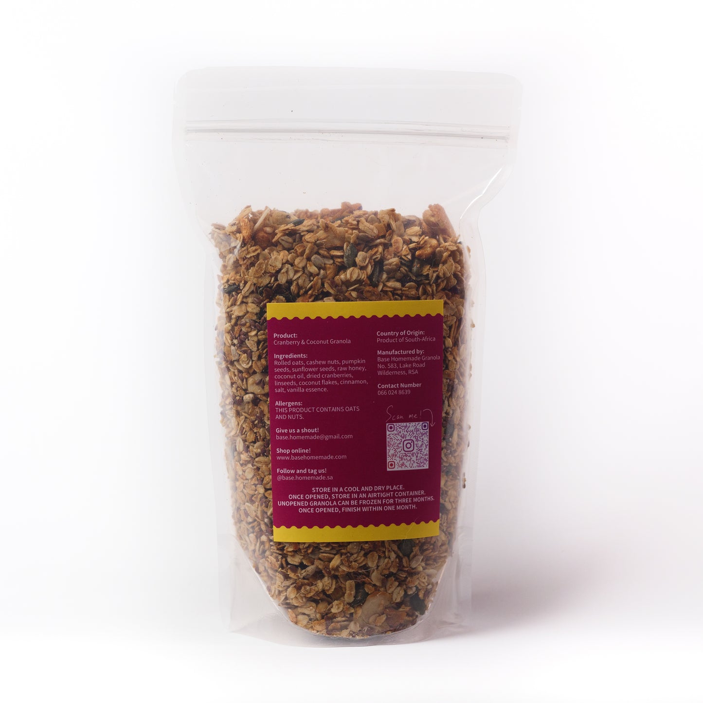 Cranberry & Coconut Granola